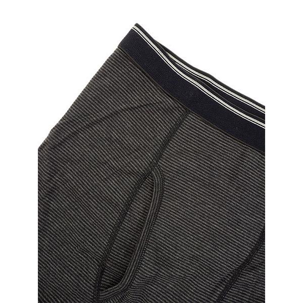 GUNZE グンゼ あったかパンツ メンズボクサーブリーフ 前あき ボーダー