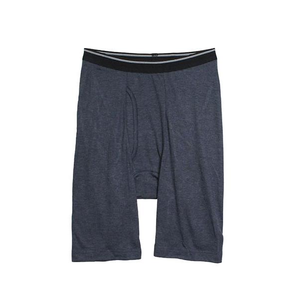 グンゼ あったかパンツ メンズロングボクサーブリーフ 前あき ボーダー柄 ひざ上丈 秋冬用 HN7981N GUNZE [M、Lサイズ] 紳士 インナー | GUNZE | 05