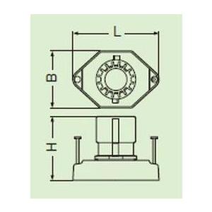 未来工業 MFSHC-22G 仮枠ブッシング（コンパクトタイプ）（PF管22用