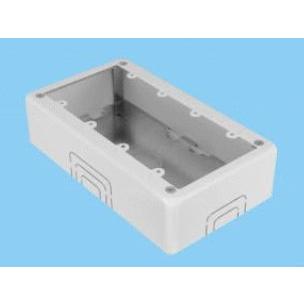 外山電気 M374 4個用スイッチボックス C型深型 メタルモールA・B 外山電気 M374 4個用スイッチボックス C型深型 メタルモールA・B
