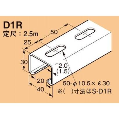 ネグロス S-D1R ワールドダクター ダクターチャンネル（穴あきタイプ