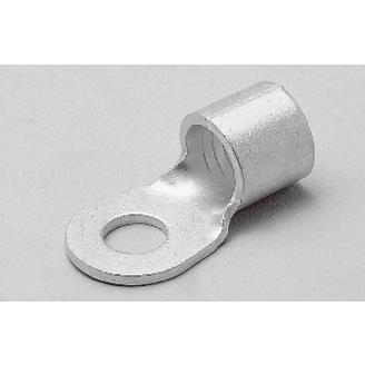 ニチフ R22-5 銅線用裸圧着端子(R形)丸形 穴径5.3mm : ネットde電材