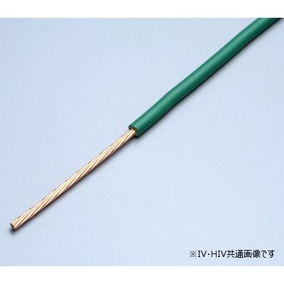 フジクラ（住電HST） IV 5.5G 600Vビニル絶縁電線 より線 5.5平方mm 緑 