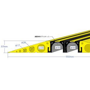 ジェフコム　SFP-5550　マルチトラプロテクター　W550×H57mm　長さ1m