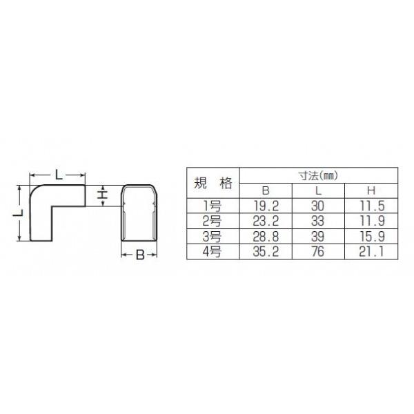 未来工業 EMM-1K Eモール付属品 曲ガリ 1号 ブラック 10個入 [代引き不可] |  | 02