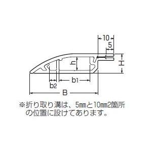 インテリア/住まい/日用品 その他 隅角ワゴンモール2m(3本入)(ベージュ
