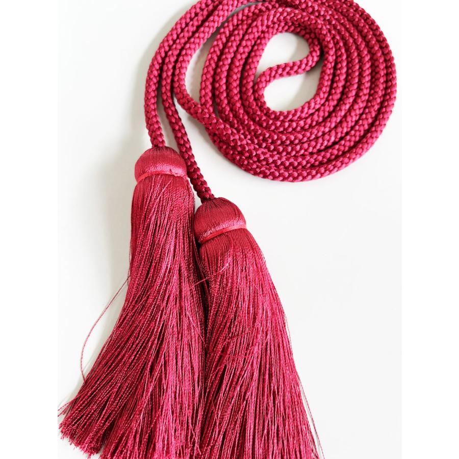 江戸打ちひょうたん紐房セット百成り大1680 臙脂色 (目安30cm