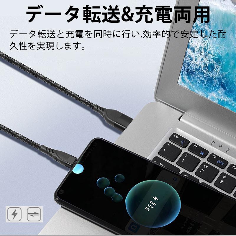 iPhone ケーブル iPhone充電ケーブル PD対応急速充電 2in1 データ転送 iPad 充電ケーブル 1.2M 送料無料 | ブランド登録なし | 02