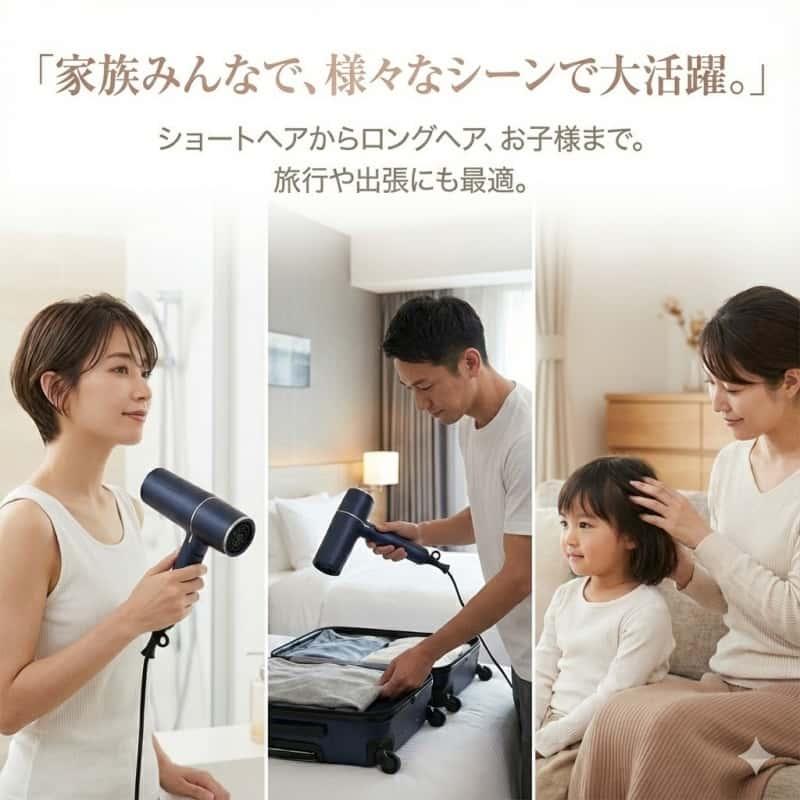 ヘアドライヤー 超軽量 2026改良型 ドライヤー 250g どらいやー 3段階
