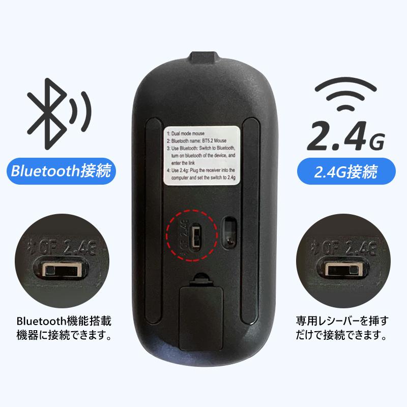 特大ミニ〜マウス マウス ワイヤレスマウス 無線 充電式 Bluetooth 5.2 超薄型