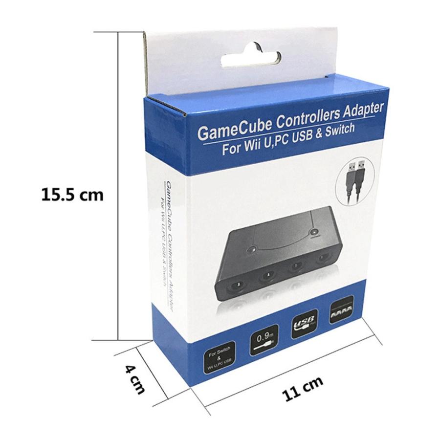 Nintendo Switch Wiiu用 Pc用 Switch用 ゲームキューブコントローラー 接続タップ Turbo連射機能搭載 スマブラ 変換アダプター 互換品 任天堂 Game Box 033 S 出雲電撃 通販 Yahoo ショッピング