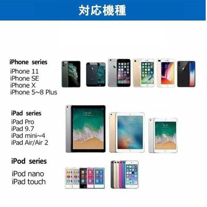 iPhone充電器 ケーブル セット 純正品質 2.4m/1.5m/1m/0.5m
