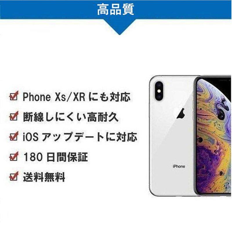 iPhone充電器 ケーブル セット 純正品質 2.4m/1.5m/1m/0.5m