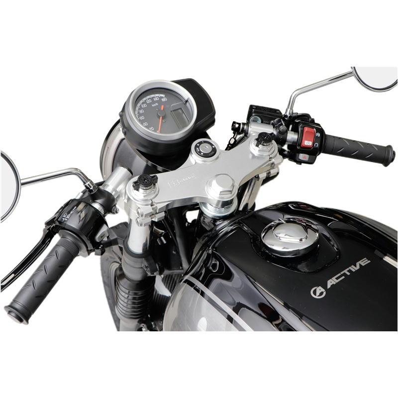 153GARAGE セパレートハンドル&トップブリッジセット シルバー GB350/S