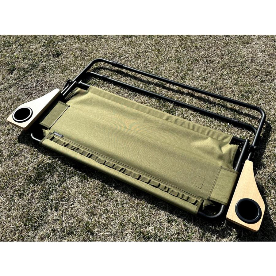 5050WORKSHOP OUTDOOR FOLDING BENCH VER.3 OLIVE : ネトセトラ