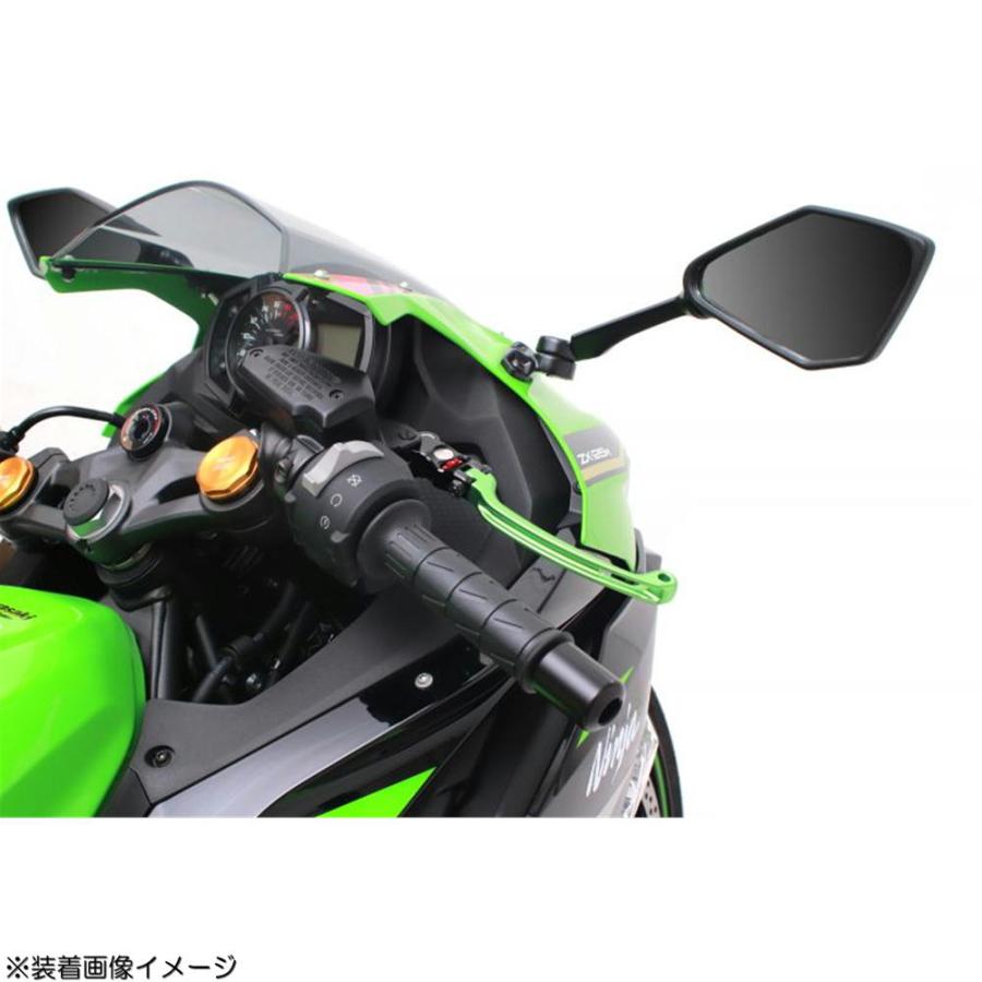 アクティブ ACTIVE STFブレーキレバー レッド Ninja ZX-25R '20