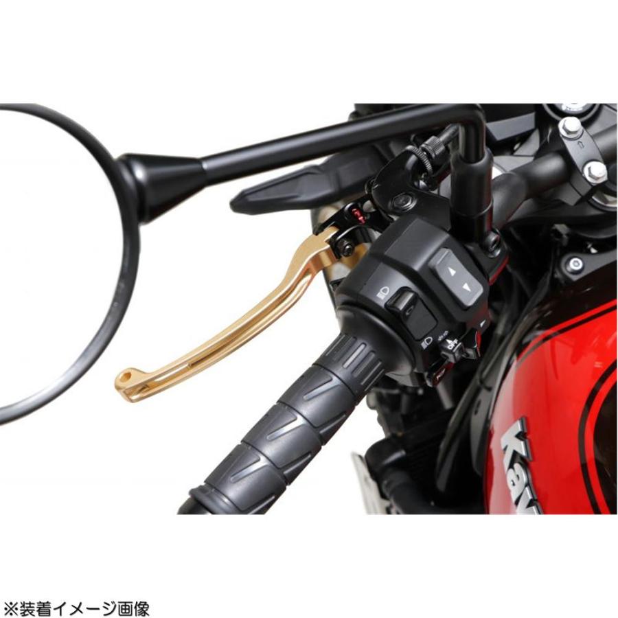 アクティブ ACTIVE STFクラッチレバー ゴールド Ninja ZX-25R '20〜'24