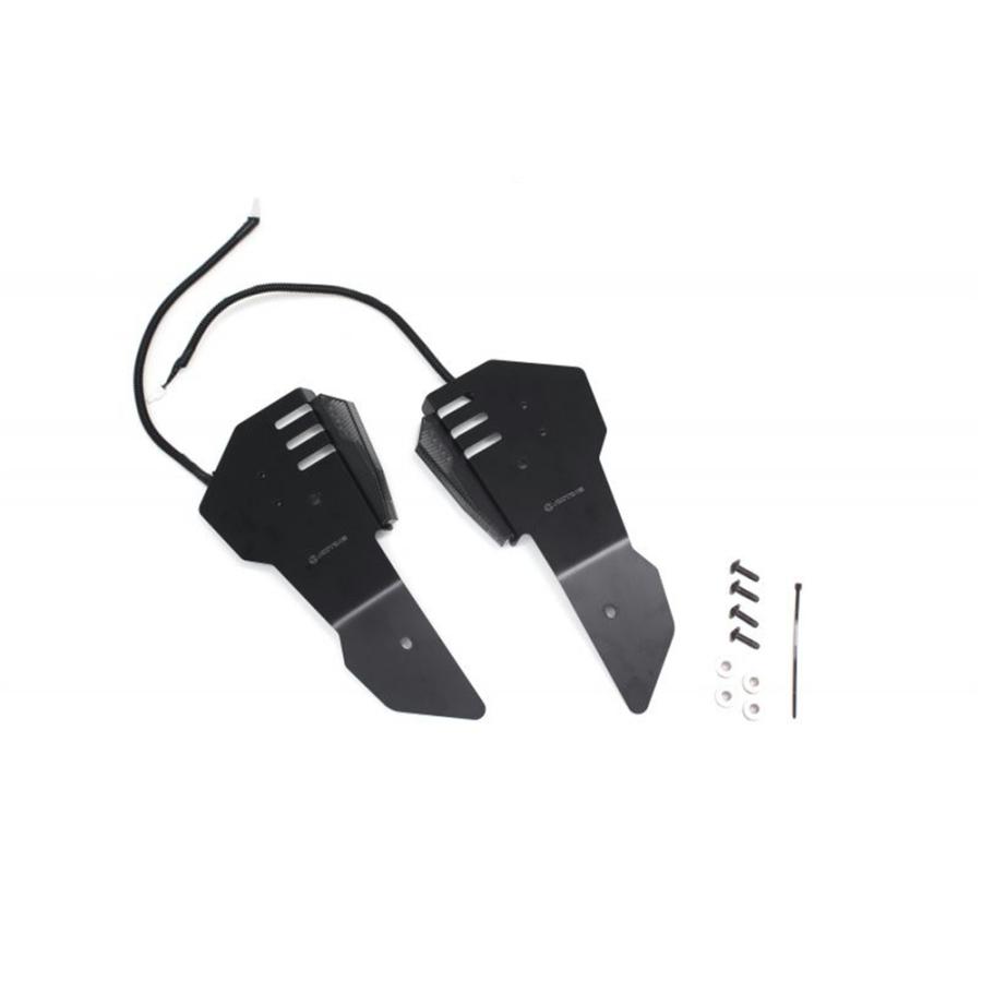 ACTIVE LEDウインカー＆ラジエターシュラウドキット スモーク アクティブ ACTIVE LEDフロントウィンカー&ラジエターシュラウド