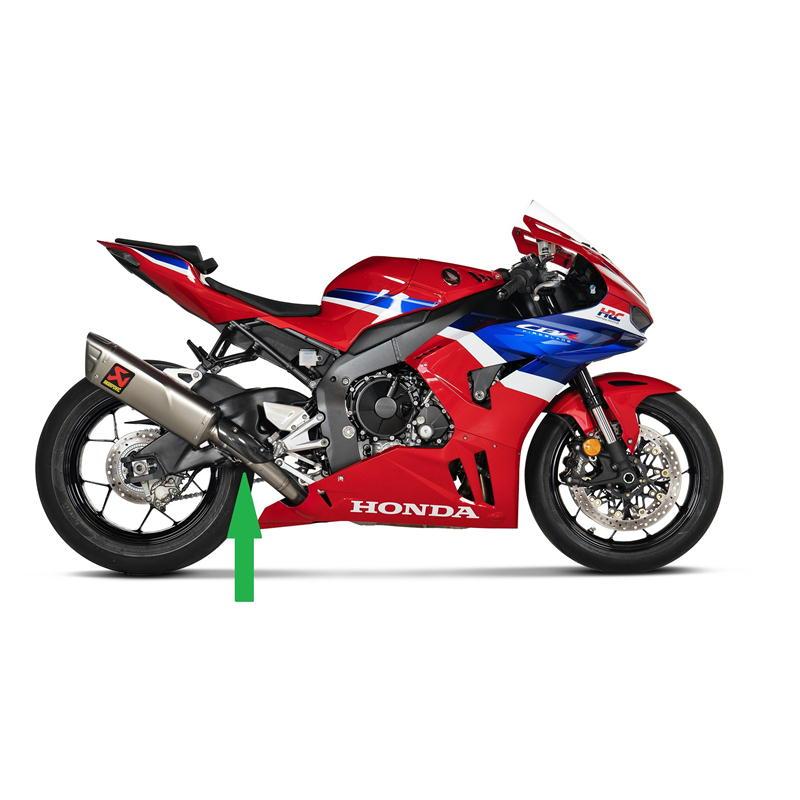 カーボン！Akrapovic エキゾーストヒートシールド　CBR1000RR-R AKRAPOVIC（アクラポビッチ） カーボンヒートシールド CBR1000RR-R