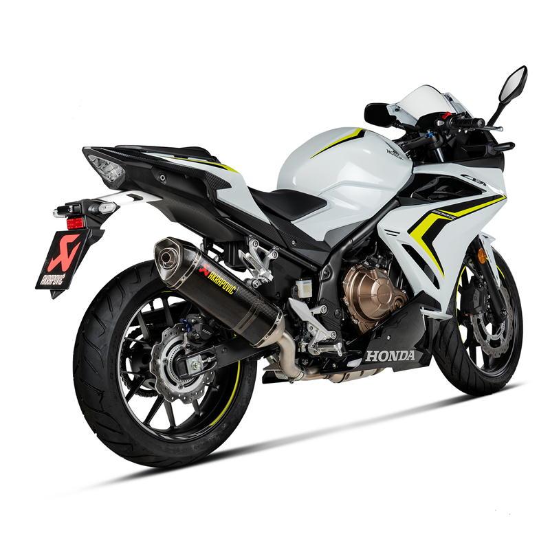 アクラポビッチ AKRAPOVIC SLIP ON LINE カーボン 政府認証マフラー CBR400R(ABS) '22〜'23 | AKRAPOVIC | 01