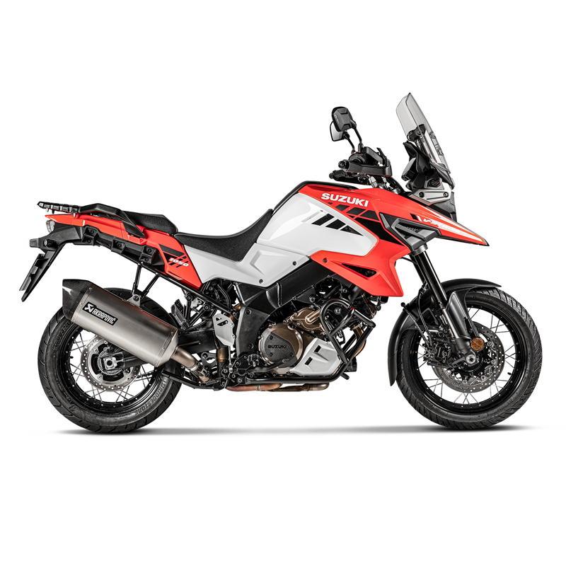 AKRAPOVIC チタンマフラー　Vストローム1050用 AKRAPOVIC アクラポビッチ SLIP ON LINE チタン 政府認証 V