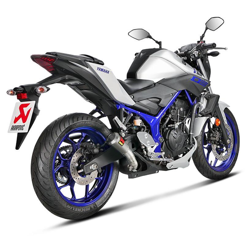 アクラポビッチ バイク マフラー YZF-R3(ABS) '2015〜'2021 SLIP ON LINE ステンレス(GPタイプサイレンサー) JMCA認証 | AKRAPOVIC | 08