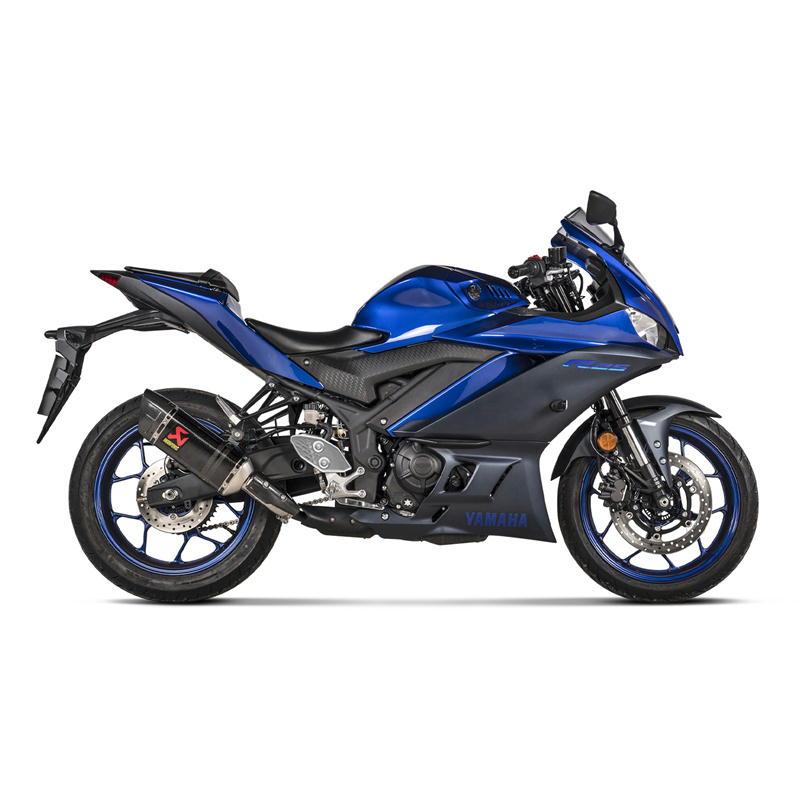アクラポビッチ AKRAPOVIC スリップオンライン YZF-R25/MT25/YZF-R3/MT03 22-25 8BK-RG74J・RG95J/8BL-RH21J カーボン JMCAの画像