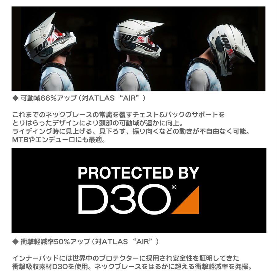 アトラス ATLAS バイク ウエア ブレース ヴィジョン ブラック/ブラック