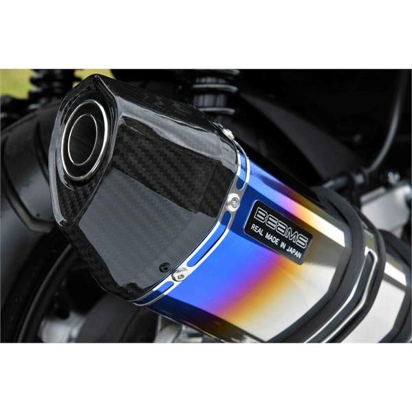 CORSA-EVOⅡ ヒートチタン フルエキゾースト_PCX125用マフラー BEAMS ビームス バイク マフラー PCX125 2023〜 8BJ-JK05 CORSA-EVOII