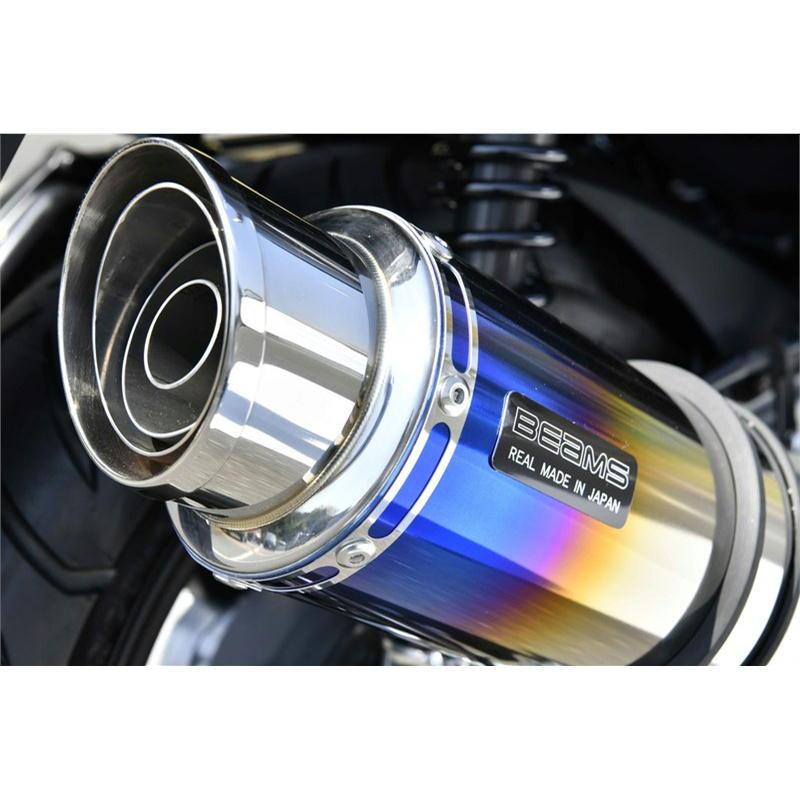 ビームス R-EVO2 ヒートチタンサイレンサー　PCX 8BK-KF47 R-EVO ヒートチタン フルエキゾースト：PCX HYBRID：政府認証 ｜ BEAMS
