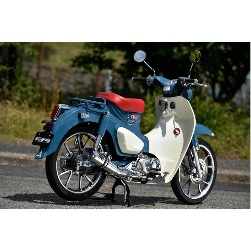 C125 新車ワンオーナー美車   パールシャイニングブラック　オイルプラグ交換済　ビームスマフラー　グリップヒーター BEAMS（ビームス） バイク マフラー スーパーカブC125 8BJ-JA71 R-EVO