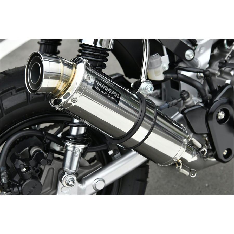 BEAMS バイク マフラー モンキー125 8BJ-JB05 R-EVO ステンレス