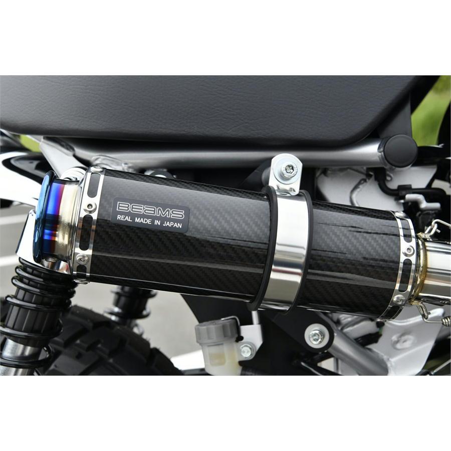 【おまけ付き】モンキー125 BEAMS R-EVOステンレスマフラー R-EVO TYPE C ステンレス 政府認証：モンキー125：JMCA認定 ｜ BEAMS