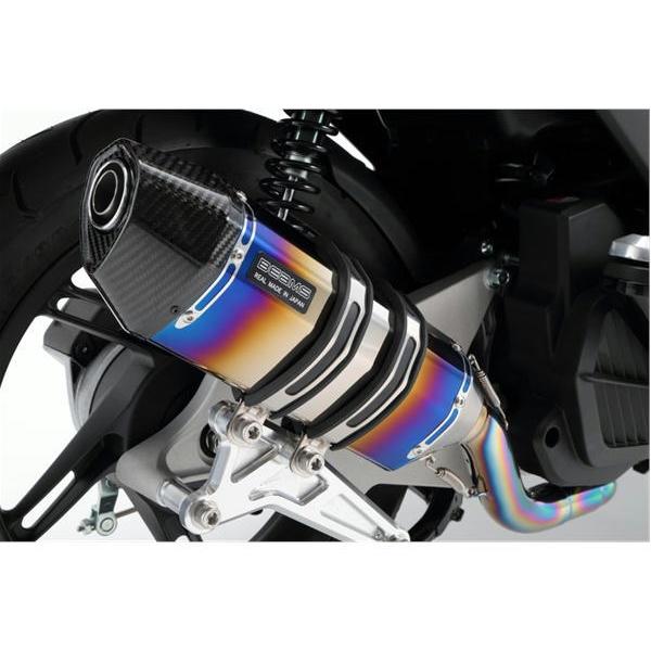 BEAMS - ビームス 自動二輪車 えり巻き PCX150 2014〜 JBK-KF18 CORSA-EVOII ヒートチタン JMCA／その向き免許品 フルエキゾースト-バイク-車、バイク、自転車