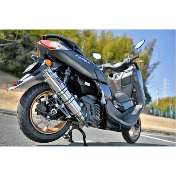 NーMAX用　ビームス　フルエキゾースト　社外マフラー　政府公 BEAMS（ビームス） バイク マフラー N-MAX 8BJ-SEG6J R-EVO2