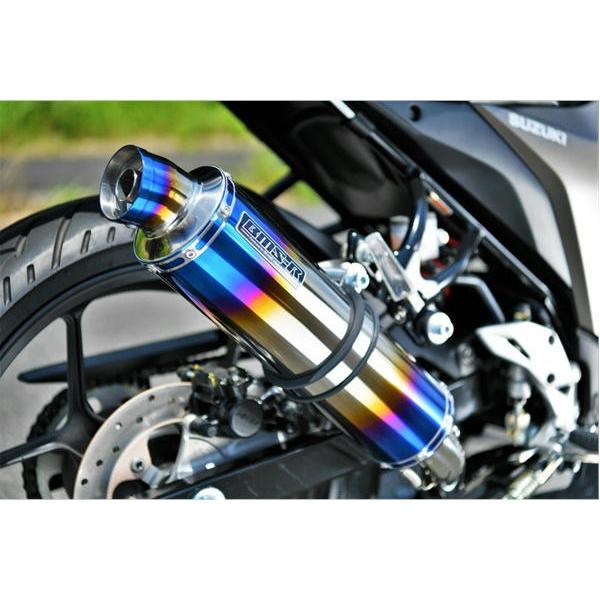 ビームス BEAMS R-EVO ヒートチタン GIXXER150 2BK-NG4BG フルエキゾースト JMCA／政府認証品