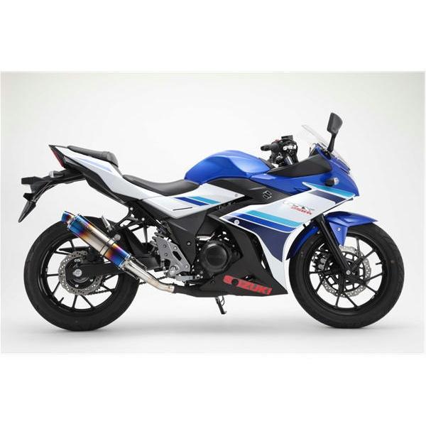 ビームス BEAMS GSX250R '17〜 2BK-DN11A R-EVO ヒートチタンサイレンサー 政府認証 スリップオンマフラー | BEAMS | 01
