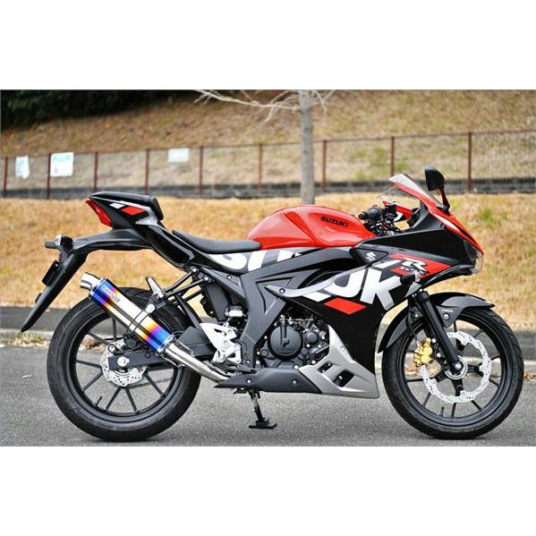 BEAMS バイク マフラー GSX-R125 8BJ-DL32D R-EVO ヒートチタン