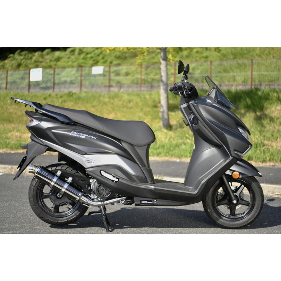 バーグマン125EX ビームスマフラー BEAMS G348-53-005 バーグマンストリート125EX BURGMAN 8BJ