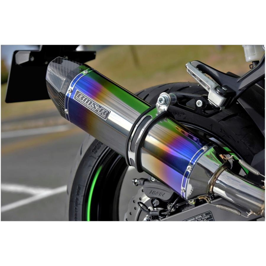 BEAMS NINJA400 スリップオンマフラー ヒートチタンサイレンサー Ninja400（ニンジャ400）18年 R-EVO2 スリップオンマフラー