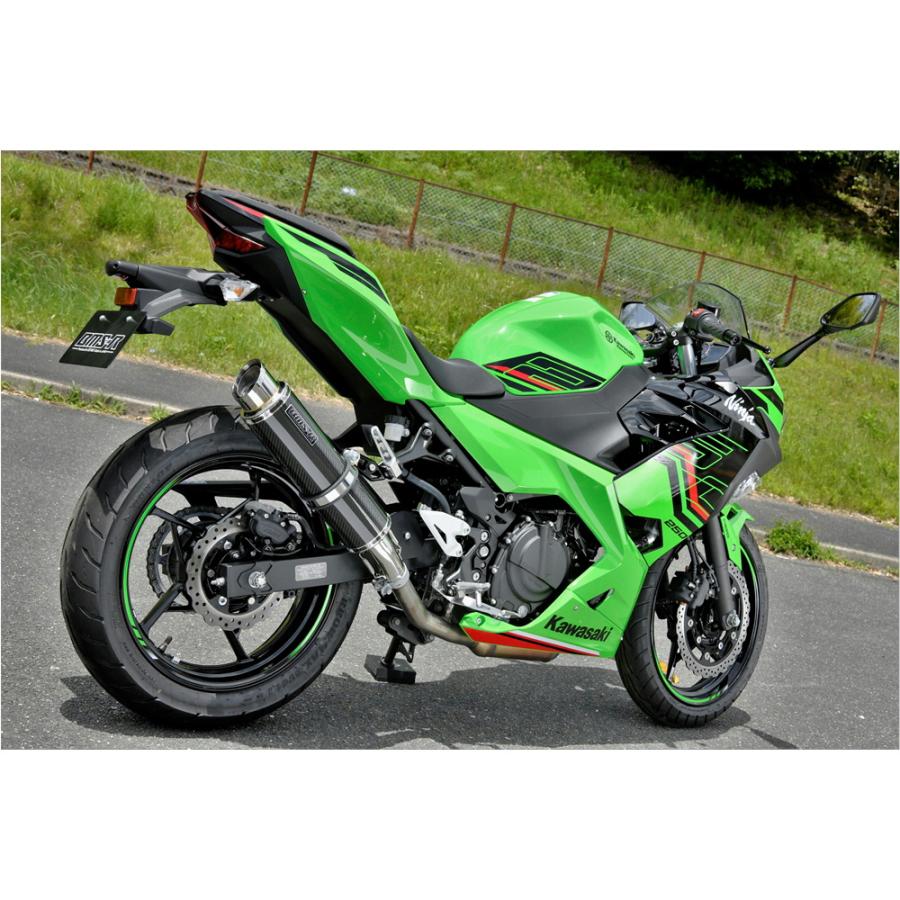 ニンジャ 250/400 R-EVO2 政府認証スリップオンマフラー ビームス BEAMS ビームス NINJA250 8BK-EX250Y R-EVO2 カーボン