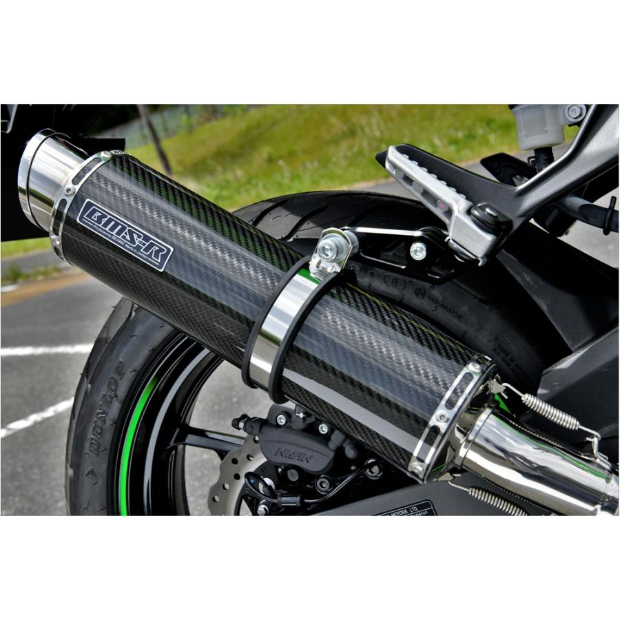 Ninja250SL BEAMSスリップオンマフラー JMCA認証 BEAMS ビームス バイク用 マフラー R-EVO スリップオン ヒート
