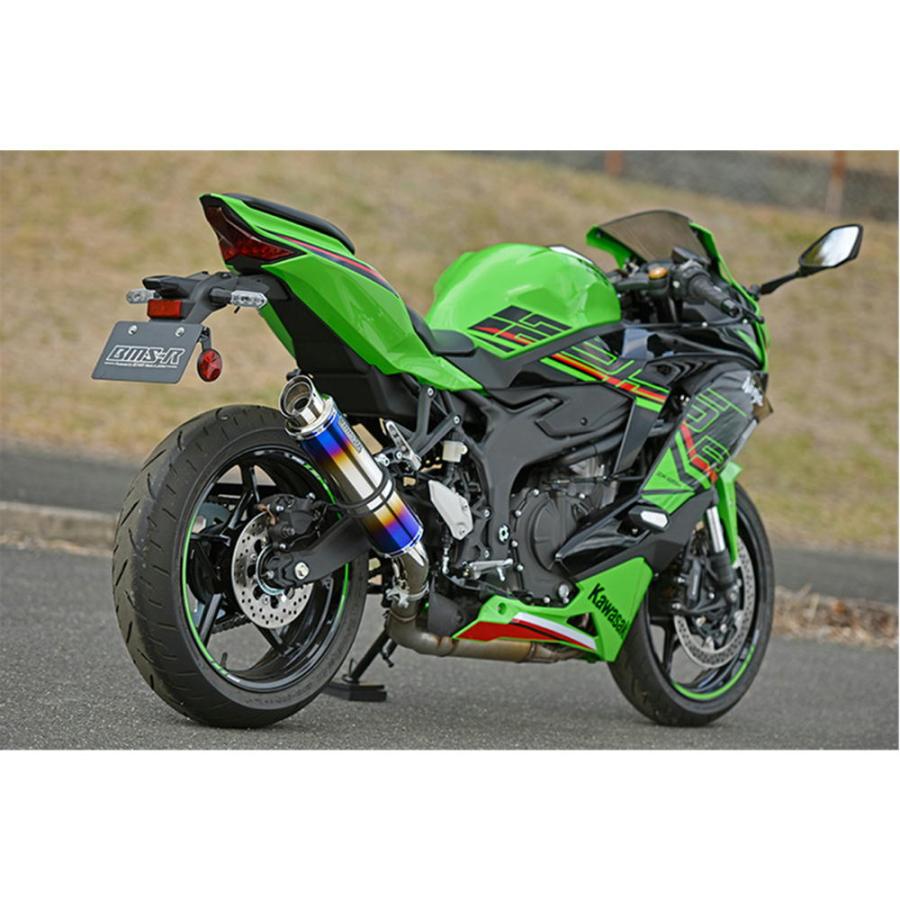 BEAMS バイク マフラー ZX-25R 8BK-ZX250H R-EVO2 ヒートチタン
