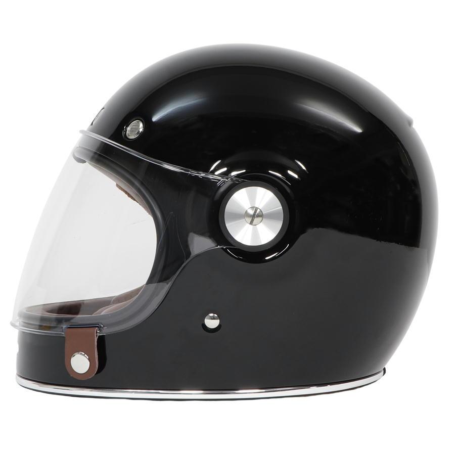 BELL bullitt Mサイズ　ブラック バブルミラーシールド パインバレーオリジナル□ BELLブリット用 [シールドトリム