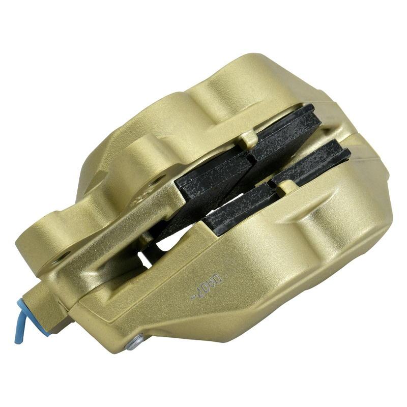 brembo ブレーキキャリパー P4 30/34 40mm 左右用（金/赤） brembo（ブレンボ） Brembo P4-40R アキシャル 4P キャリパー ゴールド