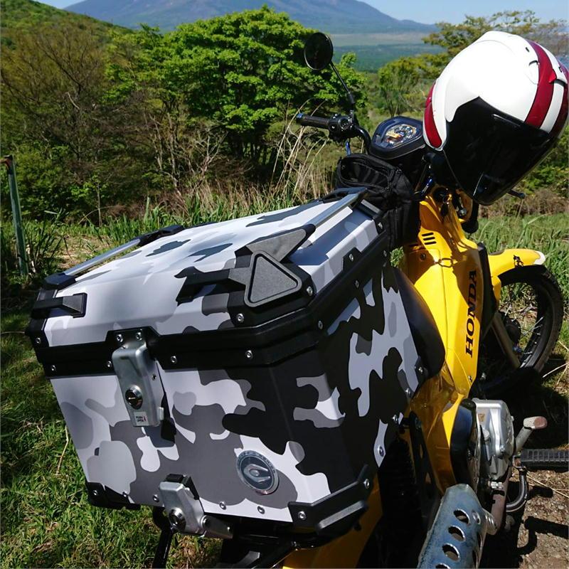 クーケース COOCASE Q1 アルミトップケース インナーライナー付き カモフラージュブラックグレー 45L | COOCASE | 01