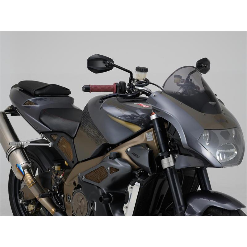 DAYTONA（デイトナ） ハイビジミラー ロッドタイプ EDGE ブラック/ロー