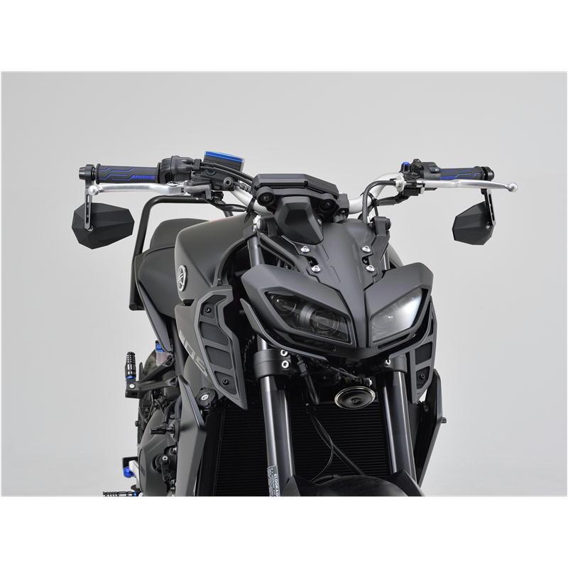 ハイサイダー バーエンドミラー セット HIGHSIDER バーエンドミラー ヴィクトリー ブラック アダプター別売