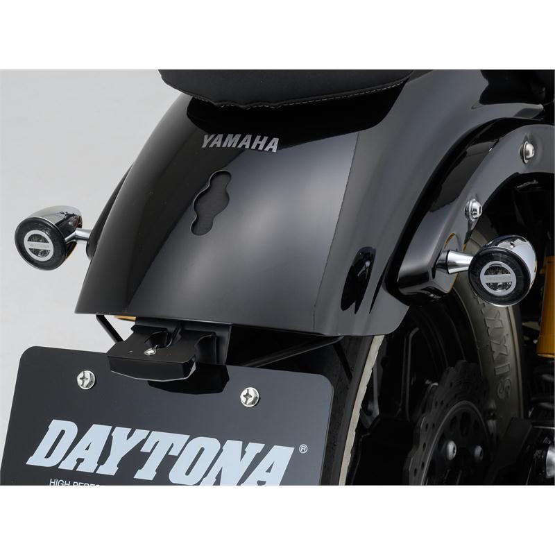 デイトナ DAYTONA バイク ライト HIGHSIDER ロケット・ブレット テールランプ一体リアウインカー クローム 2個1セット_6