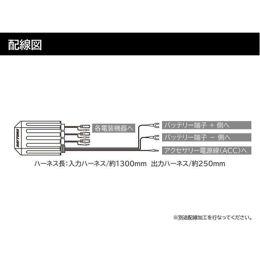 DAYTONA（デイトナ） アクセサリー電源ユニット D-UNIT ウォーター